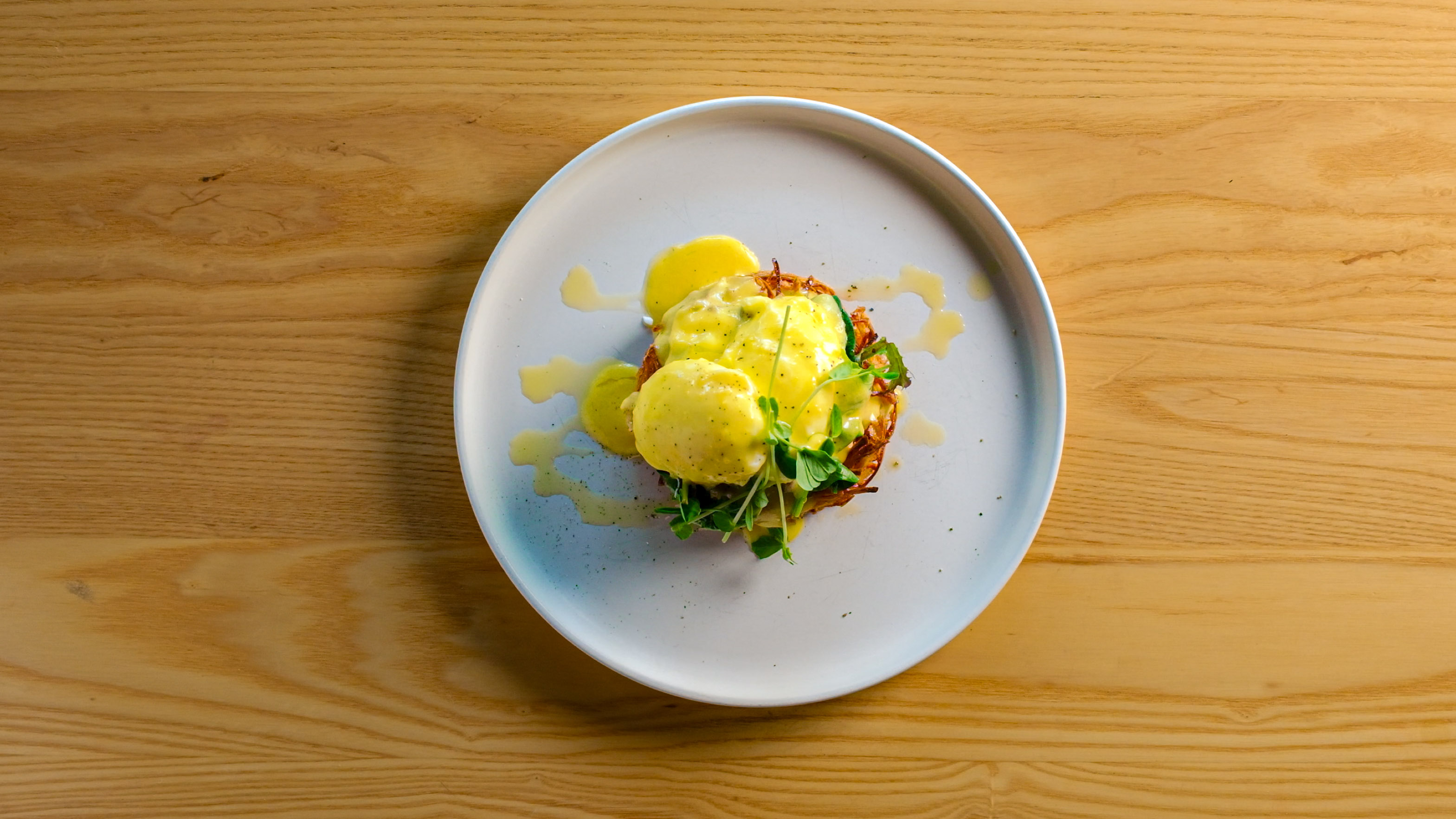 A finished brunch plate at Bar Torino