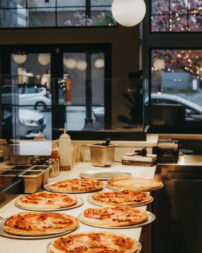 Artisan pizzas at Bar Torino